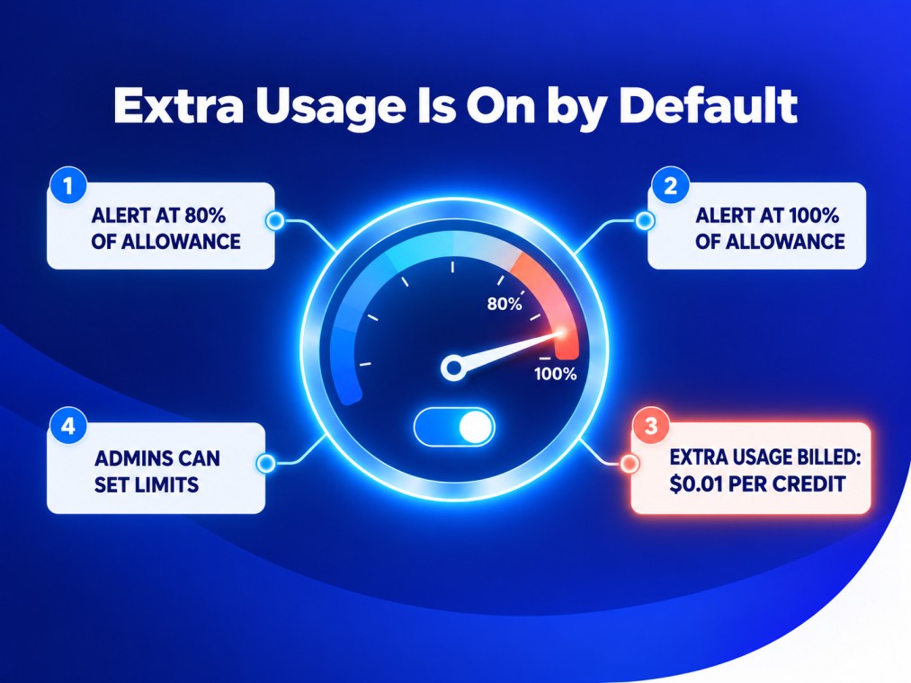 Extra Usage Gauge Infographic