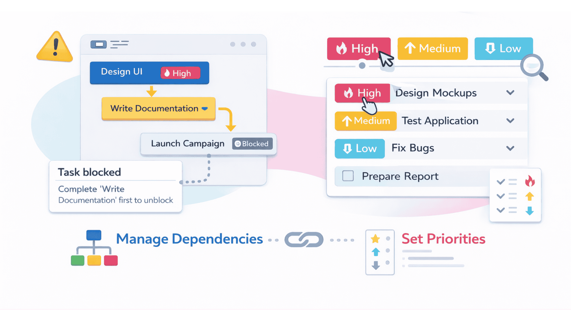 Manage Dependencies and Priorities