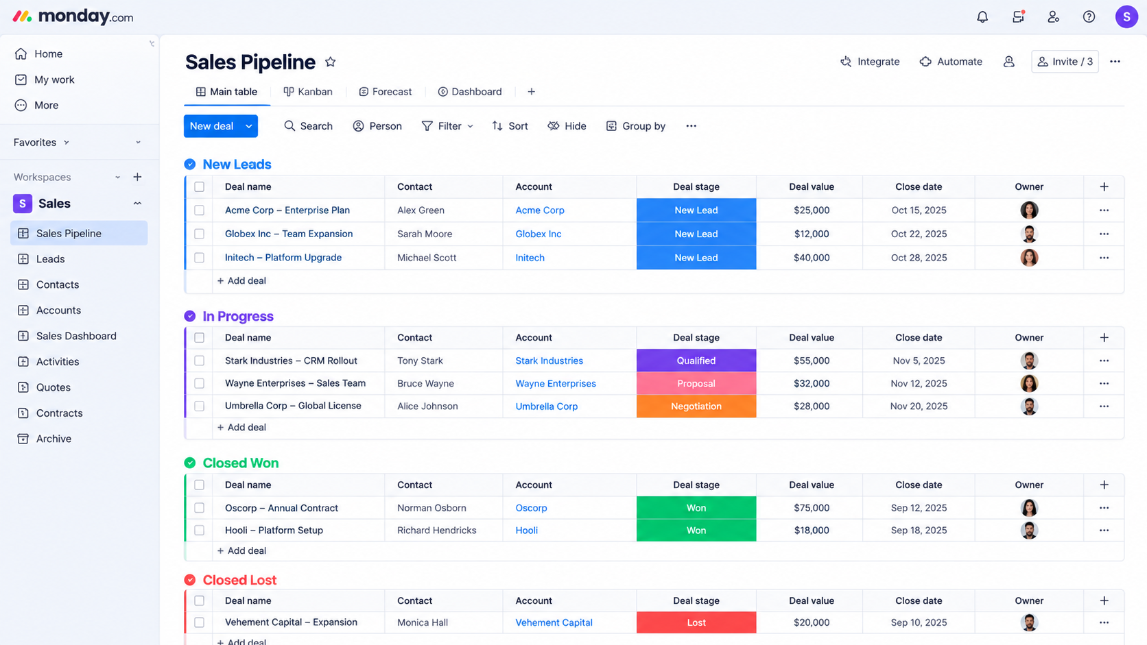 Less Annoying CRM — Best for No-Frills Simplicity