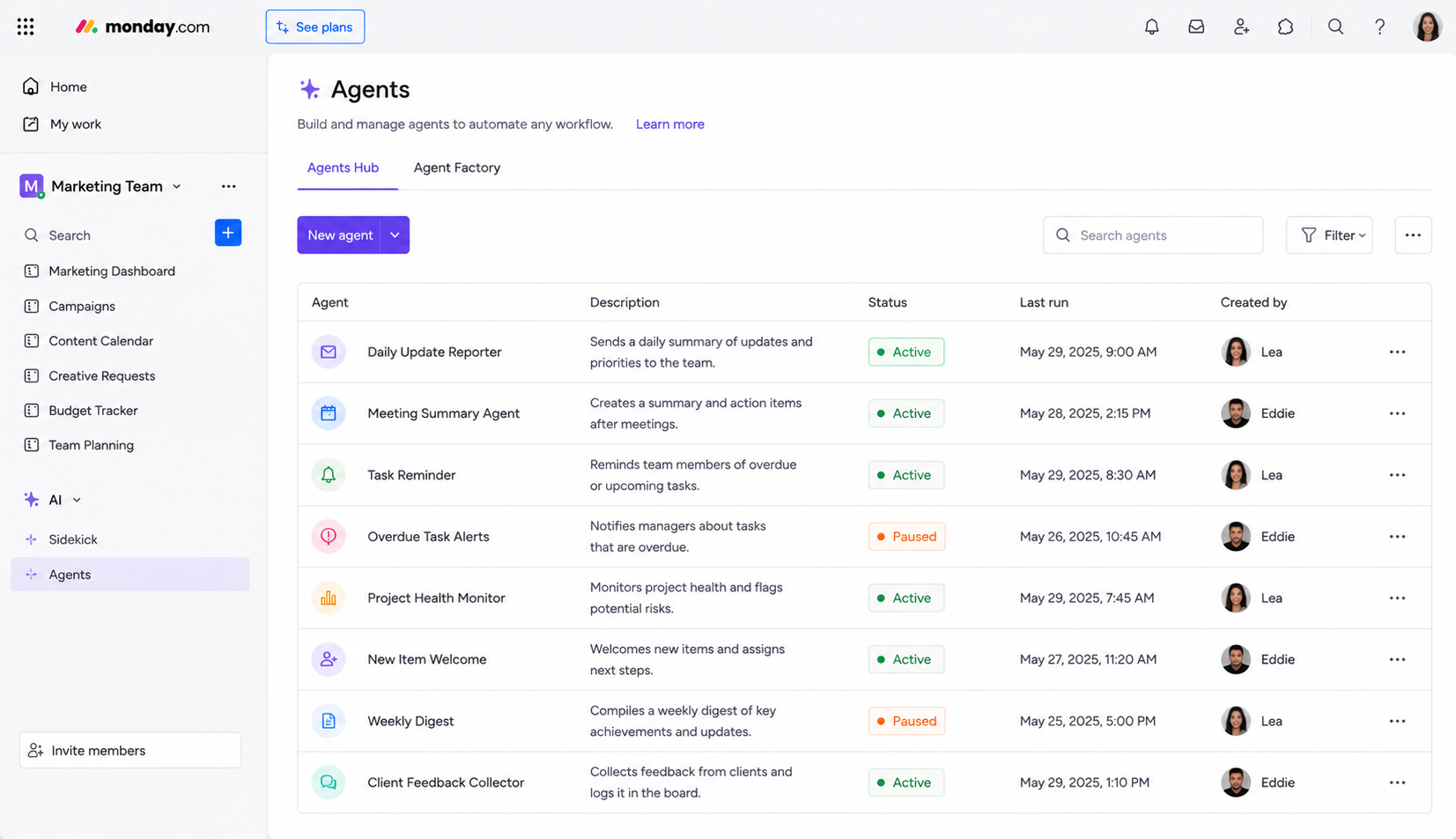 monday Agents Your Digital Workforce